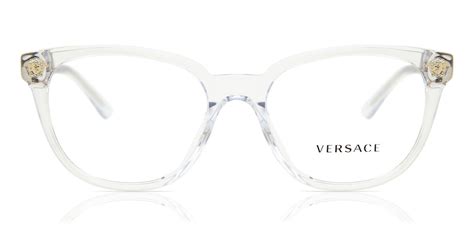 Versace VE3242A Asian Fit 148 Eyeglasses in Clear